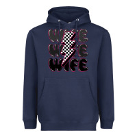 Navy wife wife wife Heavyweight Hoodie - MaliasSmallBusiness