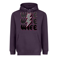 Plum wife wife wife Heavyweight Hoodie - MaliasSmallBusiness
