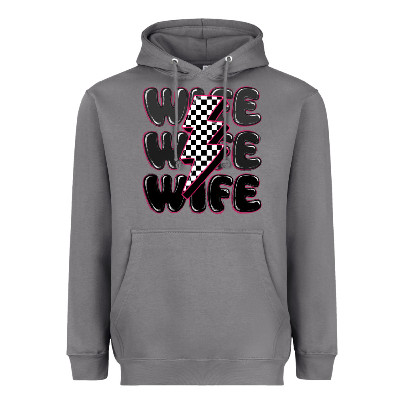 Wife Wife Wife Heavyweight Hoodie by MaliasSmallBusiness | Teevron