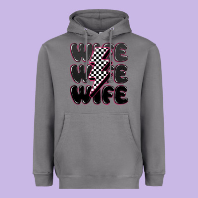 Wife Wife Wife Heavyweight Hoodie Designed By Maliassmallbusiness