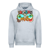 Heather Grey vacation mode Urban Hoodie - NancyCooperArtShop