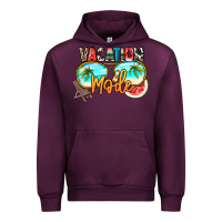 Mauve Wine vacation mode Urban Hoodie - NancyCooperArtShop