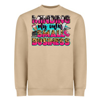 Mushroom minding my own small business Heavyweight Sweatshirt - Zillion Design Studio