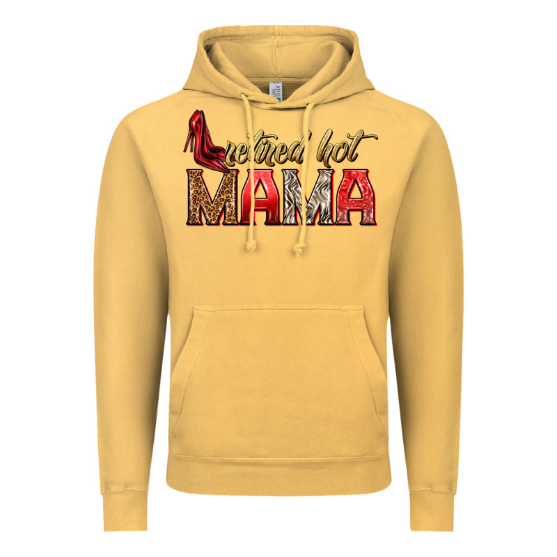 Retired Hot Mama Vintage Hoodie by texasbilliewilder | Teevron