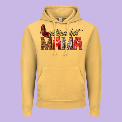 Retired Hot Mama Vintage Hoodie Designed By Texasbilliewilder