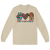 Mushroom peace love easter Long Sleeve Tee - JahusDesignShop