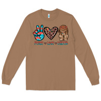Toasted Coconut peace love easter Long Sleeve Tee - JahusDesignShop