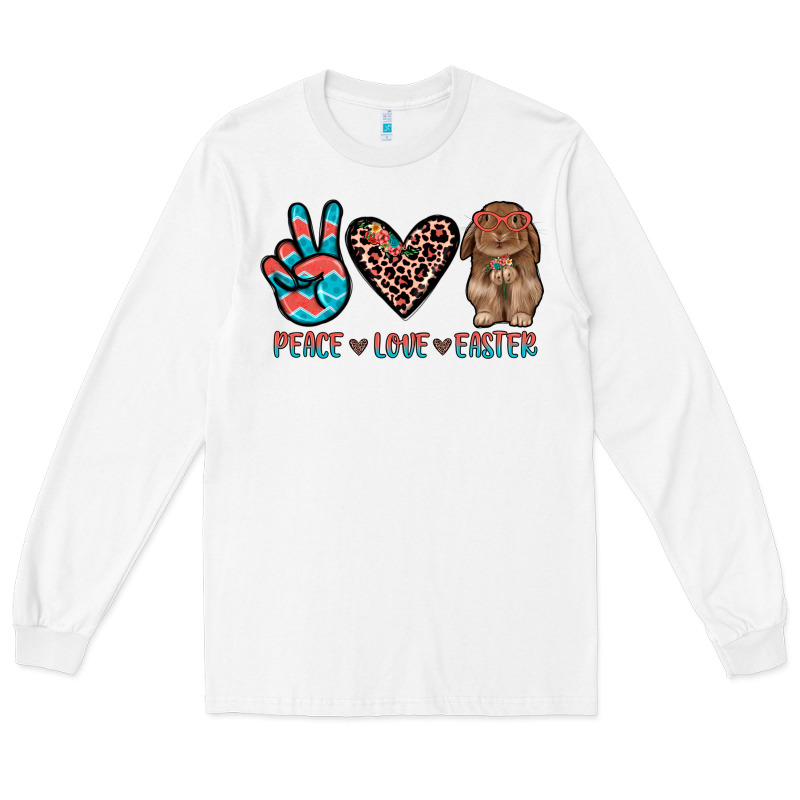 Peace Love Easter Long Sleeve Tee by JahusDesignShop | Teevron