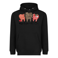 Black dentist happy valentines day Heavyweight Hoodie - MaliasSmallBusiness