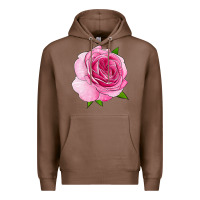 Chestnut All Dressed Up Rose Premium Hoodie - LillyAllenDesigns