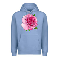 Colony Blue All Dressed Up Rose Premium Hoodie - LillyAllenDesigns
