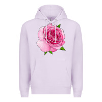 Lilac All Dressed Up Rose Premium Hoodie - LillyAllenDesigns