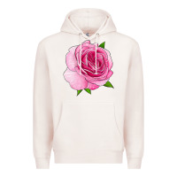 Pale Pink All Dressed Up Rose Premium Hoodie - LillyAllenDesigns