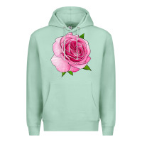 Seafoam All Dressed Up Rose Premium Hoodie - LillyAllenDesigns