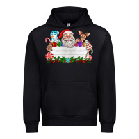 Black custom name christmas Urban Hoodie - texasbilliewilder