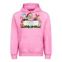 Fuchsia Pink custom name christmas Urban Hoodie - texasbilliewilder