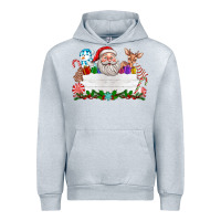 Heather Grey custom name christmas Urban Hoodie - texasbilliewilder