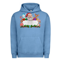 Pigment Pebble Blue custom name christmas Urban Hoodie - texasbilliewilder