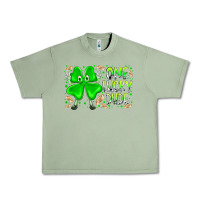 Oil Green one lucky dude Urban Heavy Tee - RacoonDesign