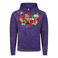 Cloud Purple strawberry coffee cups Vintage Hoodie - Zillion Design Studio