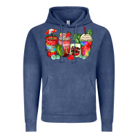 Vintage Denim strawberry coffee cups Vintage Hoodie - Zillion Design Studio