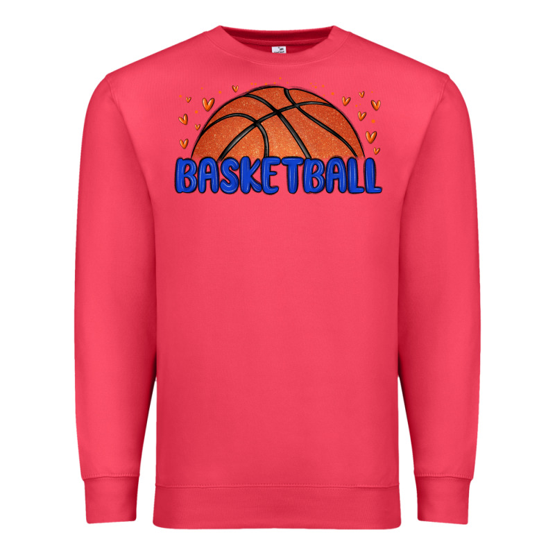 Basketball Premium Sweatshirt by MaliasSmallBusiness | Teevron
