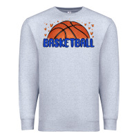 Heather Grey basketball Premium Sweatshirt - MaliasSmallBusiness