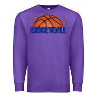 Purple basketball Premium Sweatshirt - MaliasSmallBusiness