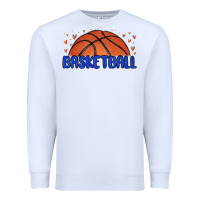 White basketball Premium Sweatshirt - MaliasSmallBusiness