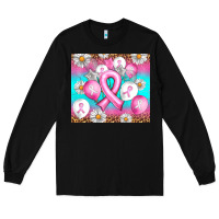Black Breast cancer balloon Long Sleeve Tee - Artiststas