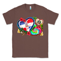 Chestnut western leopard  dominican republic  hearts Classic Tee - AdoDesignShop