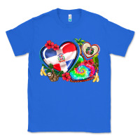 True Royal western leopard  dominican republic  hearts Classic Tee - AdoDesignShop