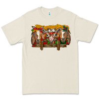 Bone Christmas goats Premium Tee - BarkalooDesign