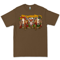 Cacao Christmas goats Premium Tee - BarkalooDesign