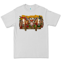 Dove Grey Christmas goats Premium Tee - BarkalooDesign