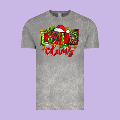 Christmas Lele Claus Vintage Tee Designed By Fadigitalartstudio