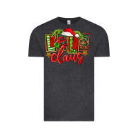 Vintage Black christmas lele claus Vintage Tee - FaDigitalArtStudio