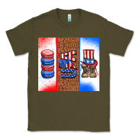 Army Green usa macaroon and boots Classic Tee - AdoDesignShop