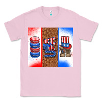 Bubblegum Pink usa macaroon and boots Classic Tee - AdoDesignShop