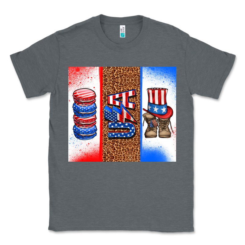 Usa Macaroon And Boots Classic Tee by AdoDesignShop | Teevron