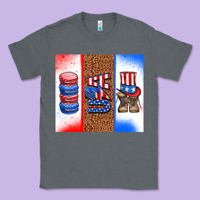 Usa Macaroon And Boots Classic Tee Designed By Adodesignshop