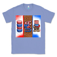 Colony Blue usa macaroon and boots Classic Tee - AdoDesignShop