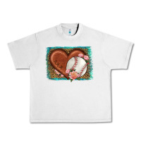 Lunar Rock western leopard baseball heart Urban Heavy Tee - HRA Design Shop