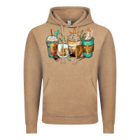 Vintage Coffee jesus coffee cups Vintage Hoodie - Zillion Design Studio