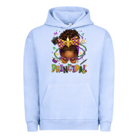 Pigment Grape Ice mardi gras principal afro messy bun Urban Hoodie - texasbilliewilder