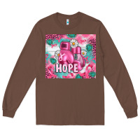 Chestnut Breast Cancer Boxing Gloves Long Sleeve Tee - Artiststas