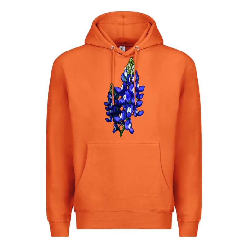 Bluebonnet Flower Premium Hoodie by LillyAllenDesigns | Teevron