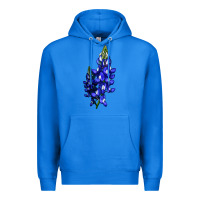 True Royal Bluebonnet Flower Premium Hoodie - LillyAllenDesigns