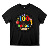Black 100 days of school Heavy Core Tee - Artiststas
