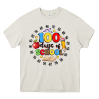 100 Days Of School Heavy Core Tee | Teevron